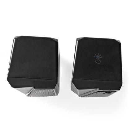 НАБОР 2x Геймерская колонка со светодиодной RGB-подсветкой 18W/5V