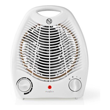 Nedis HTFA13CWT - Настольный вентилятор с обогревателем 2000W/230V