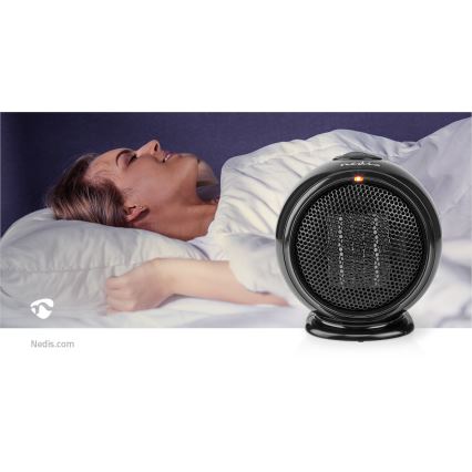 Nedis HTFA15BK - Тепловентилятор керамический 500W/230V черный