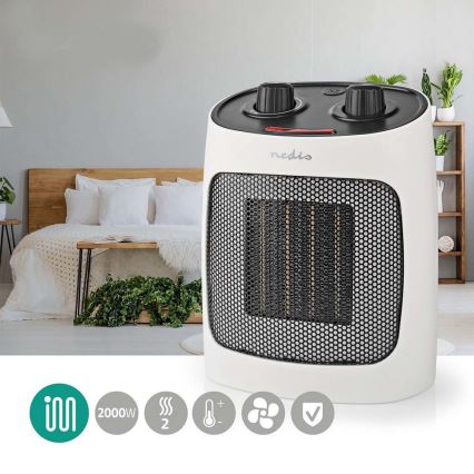 Вентилятор з керамічним обігрівачем 1000/2000W/230V