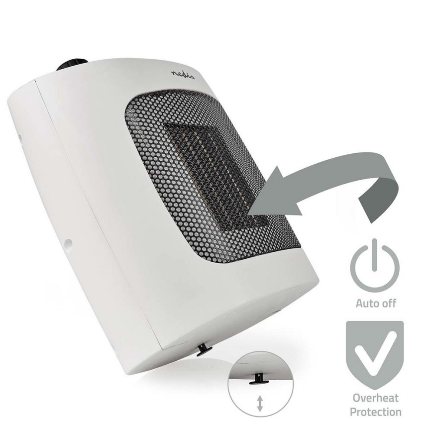 Вентилятор з керамічним обігрівачем 1000/2000W/230V