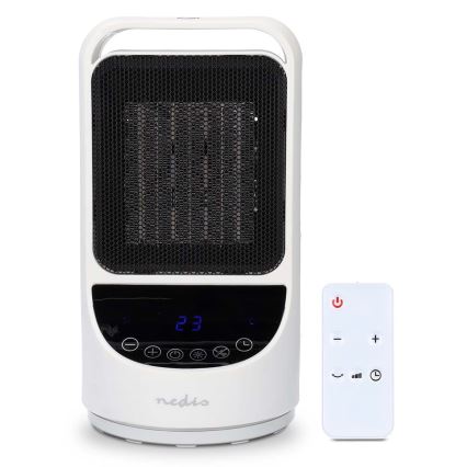 Вентилятор з керамічним нагрівальним елементом Smartlife 1000/1500W/230V Wi-Fi Tuya + пульт дистанційного керування