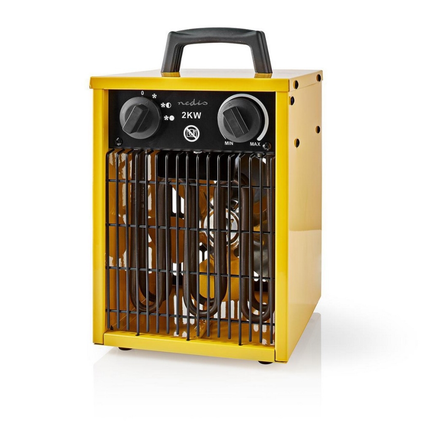 Міцний вентилятор з нагрівальним елементом 1000-2000W/230V IP24
