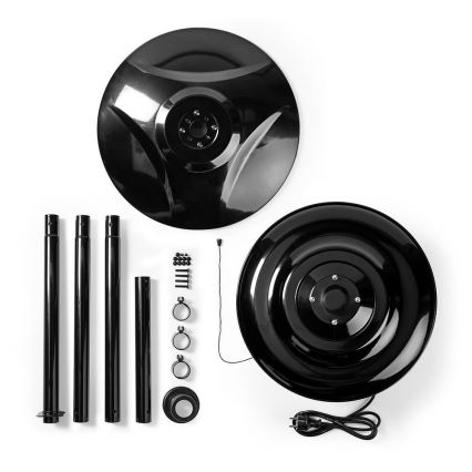 Зовнішній електричний обігрівач + стійка 200 см 1500 Вт/230 В терасовий інфрачервоний обігрівач IP34