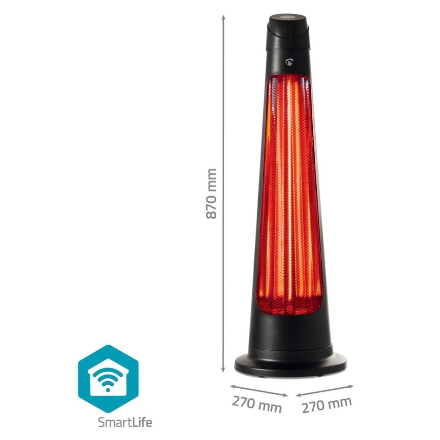 Вуличний нагрівальний елемент SmartLife 600/1200W/230V Wi-Fi Tuya IP24