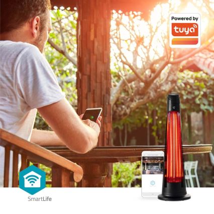 Вуличний нагрівальний елемент SmartLife 600/1200W/230V Wi-Fi Tuya IP24