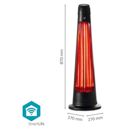 Вуличний нагрівальний елемент SmartLife 600/1200W/230V Wi-Fi Tuya IP24