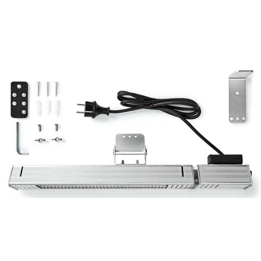 Вуличний обігрівач 100W/2000W/230V IP65 + пульт ДК