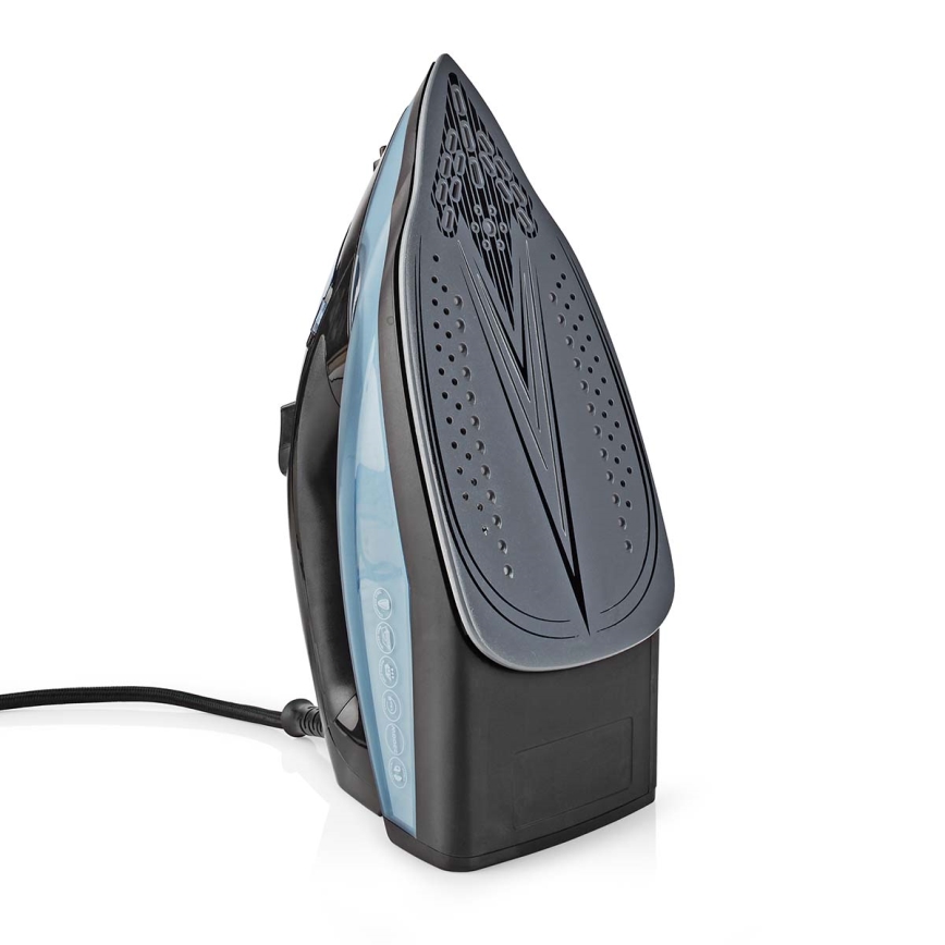Парова праска 2600W/230V чорний/синій