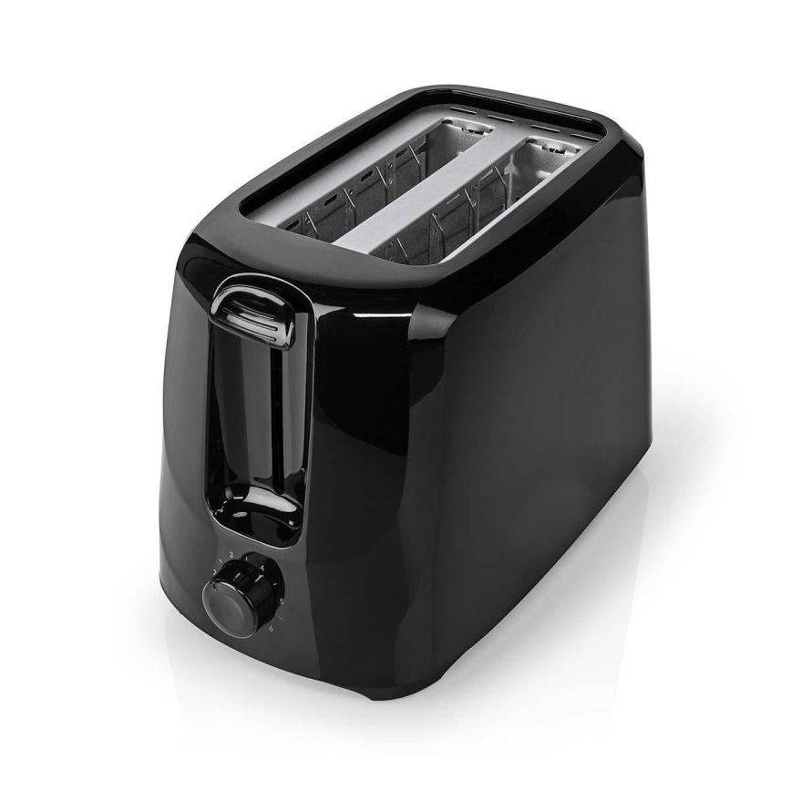 Тостер с двумя отверстиями 700W/230V черный