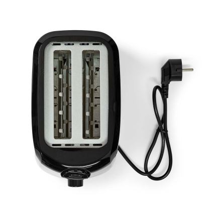 Тостер з двома відділеннями 700W/230V чорний