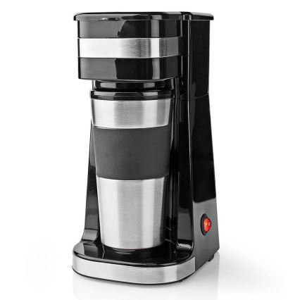 Кавоварка на одну чашку 0,4 л з дорожньою чашкою