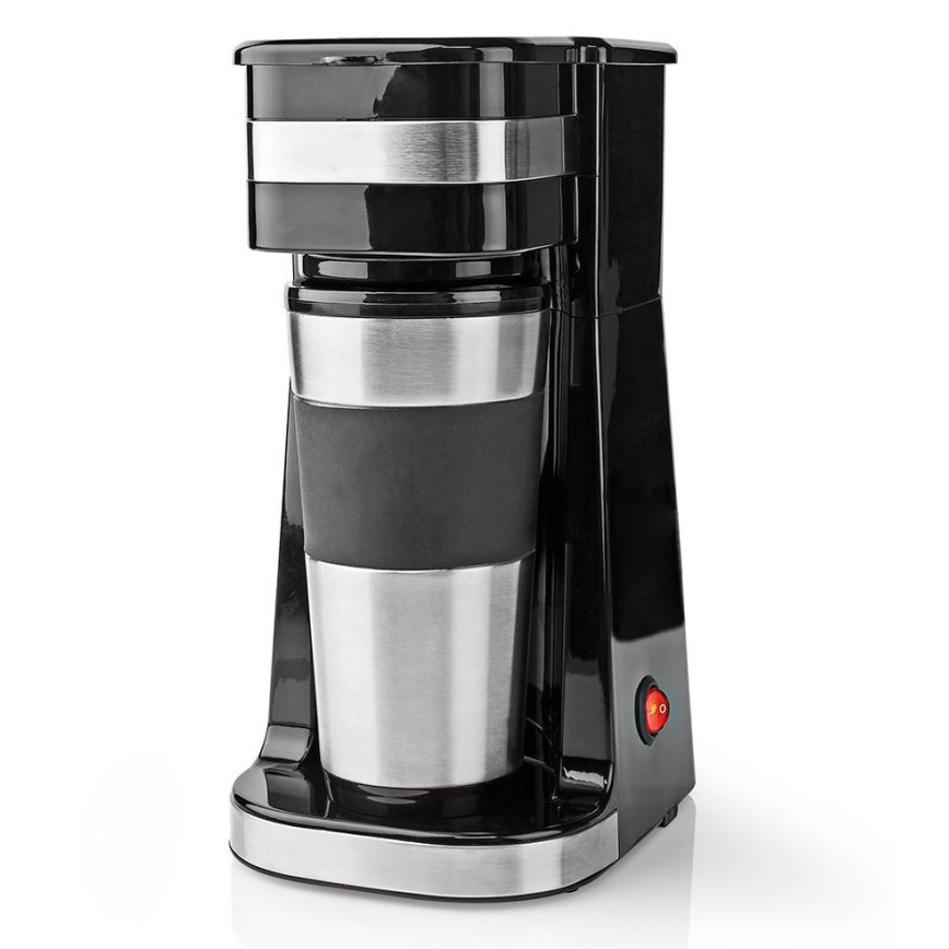 Кавоварка на одну чашку 0,4 л з дорожньою чашкою