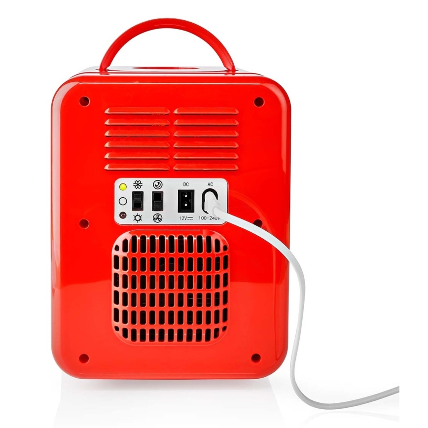 Портативный мини-холодильник 50W/230V красный