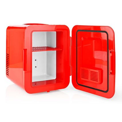 Портативный мини-холодильник 50W/230V красный