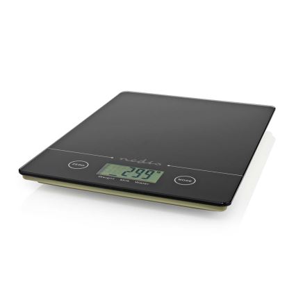 Цифровые кухонные весы 1xCR2032 черный