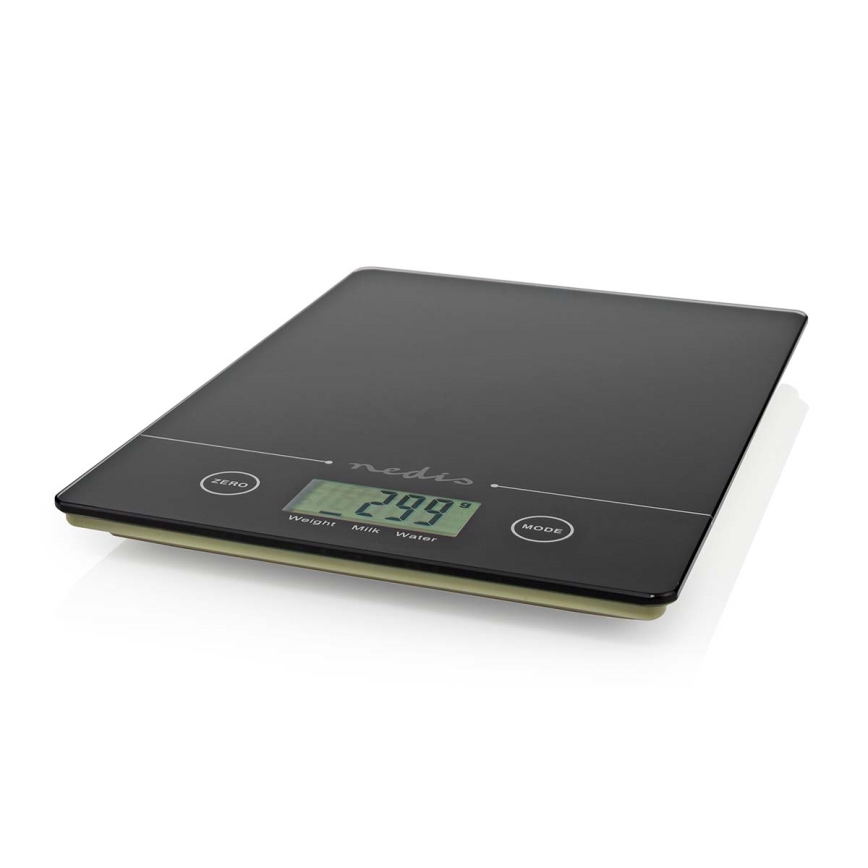 Цифровые кухонные весы 1xCR2032 черный