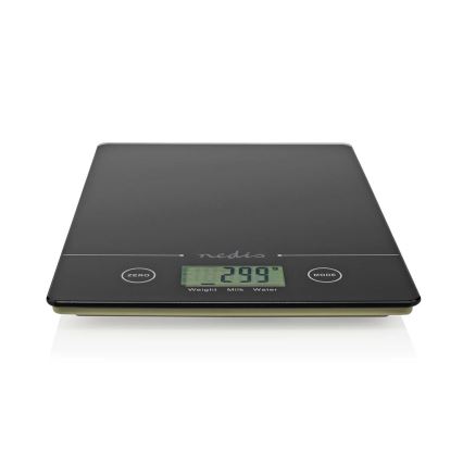 Цифровые кухонные весы 1xCR2032 черный