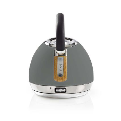 Електричний чайник 1,8 л 1850-2200W/230V сірий