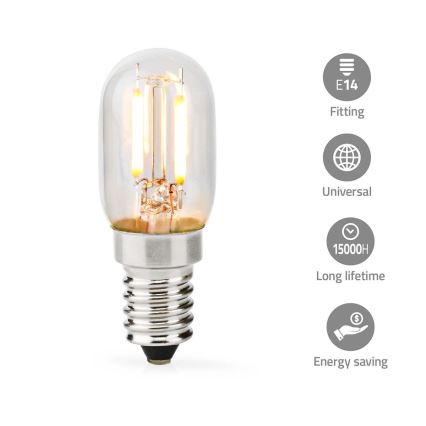 Светодиодная лампочка для вытяжки T25 E14/2W/230V 2700K