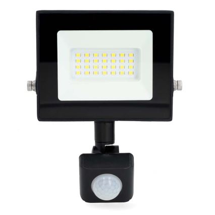 Светодиодный прожектор с датчиком LED/20W/230V 4000K IP44
