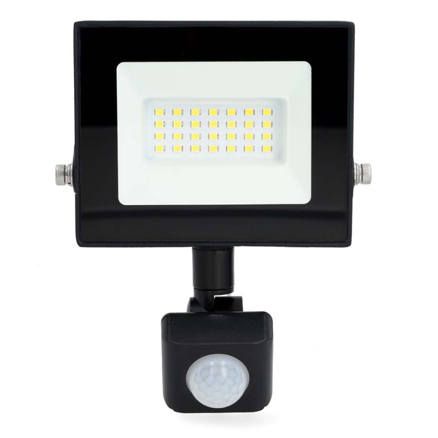 Светодиодный прожектор с датчиком LED/20W/230V 4000K IP44