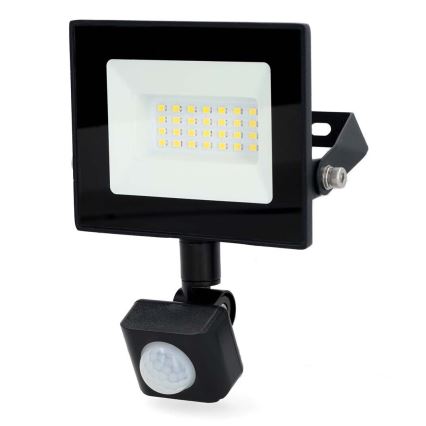 Светодиодный прожектор с датчиком LED/20W/230V 4000K IP44