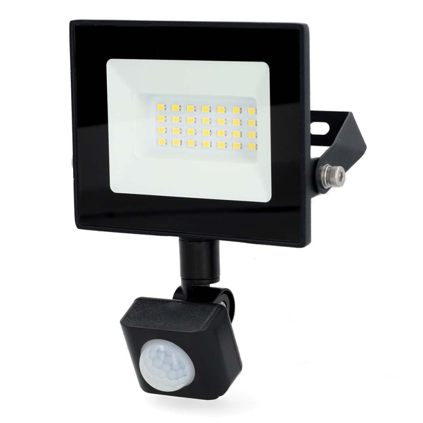 Светодиодный прожектор с датчиком LED/20W/230V 4000K IP44