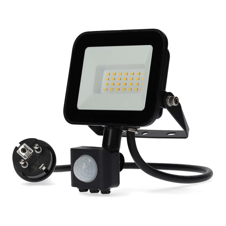 Светодиодный прожектор с датчиком LED/20W/230V 4000K IP44