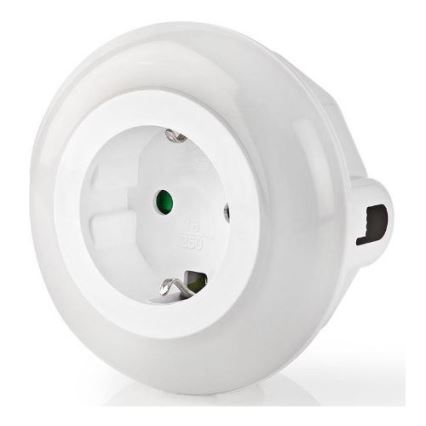 LED Нічний світильник з датчиком LED/0,6W/230V