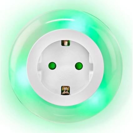 LED Нічний світильник з датчиком LED/0,6W/230V