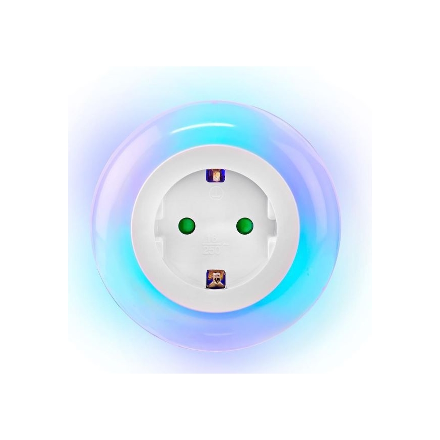 Светодиодный ночник с датчиком LED/0,6W/230V