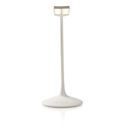 Настільна LED лампа з регулюванням яскравості LED/6W/5V 2200 mAh білий