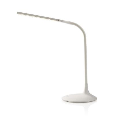 Настільна LED лампа з регулюванням яскравості LED/6W/5V 2200 mAh білий