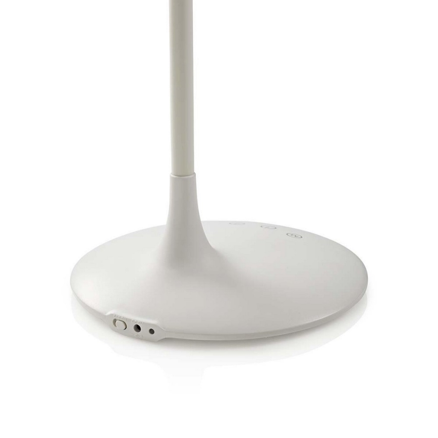 Настільна LED лампа з регулюванням яскравості LED/6W/5V 2200 mAh білий