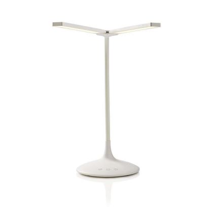 Настільна LED лампа з регулюванням яскравості LED/6W/5V 2200 mAh білий