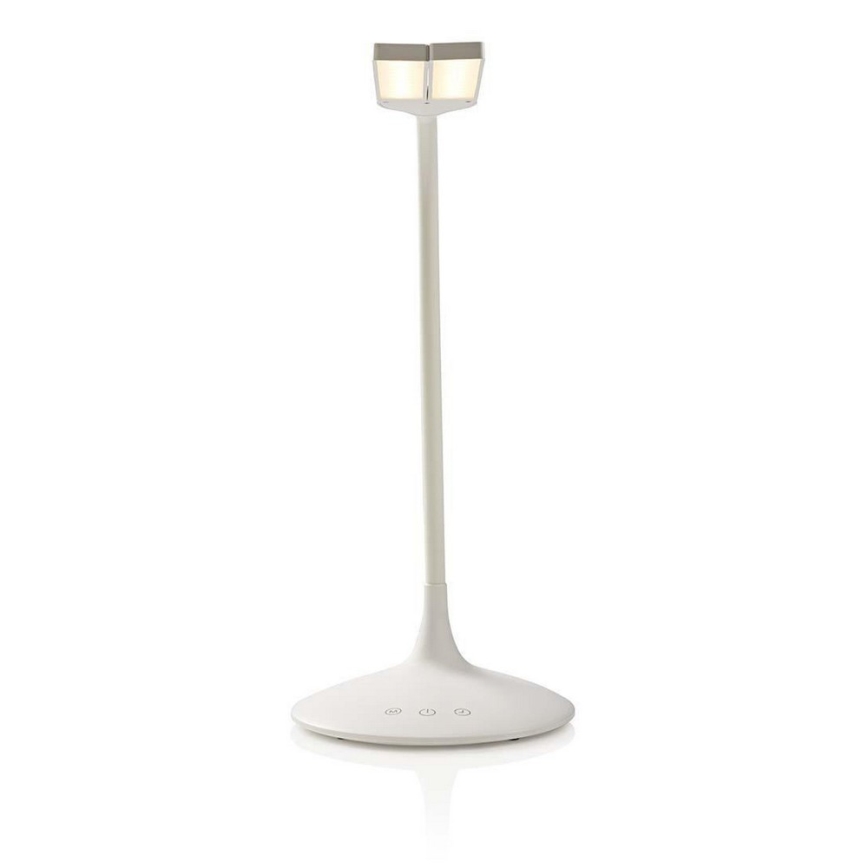 Светодиодная настольная лампа с регулированием яркости LED/6W/5V 2200 mAh белый
