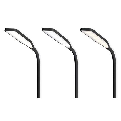 LED з регулюванням яскравості сенсорна flexibilní настільна лампа з 15W bezdrátovým зарядкою Qi LED/5,5W/230V 2700-6500K чорний