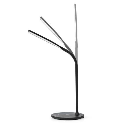 LED з регулюванням яскравості сенсорна flexibilní настільна лампа з 15W bezdrátovým зарядкою Qi LED/5,5W/230V 2700-6500K чорний