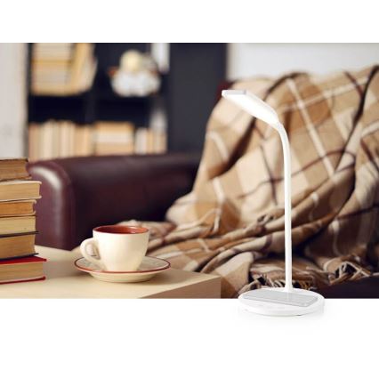 LED з регулюванням яскравості сенсорна flexibilní настільна лампа з 15W bezdrátovým зарядкою Qi LED/5,5W/230V 2700-6500K білий