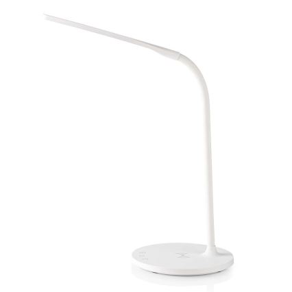 LED з регулюванням яскравості сенсорна flexibilní настільна лампа з 15W bezdrátovým зарядкою Qi LED/5,5W/230V 2700-6500K білий