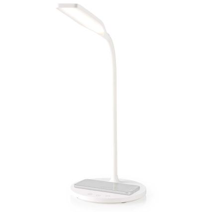 LED з регулюванням яскравості сенсорна flexibilní настільна лампа з 15W bezdrátovým зарядкою Qi LED/5,5W/230V 2700-6500K білий