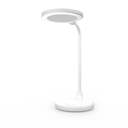 Диммируемая аккумуляторная сенсорная LED-лампа со встроенным зеркалом LED/6W/1200 mAh/3000/4000/5700K/CRI 90 белая