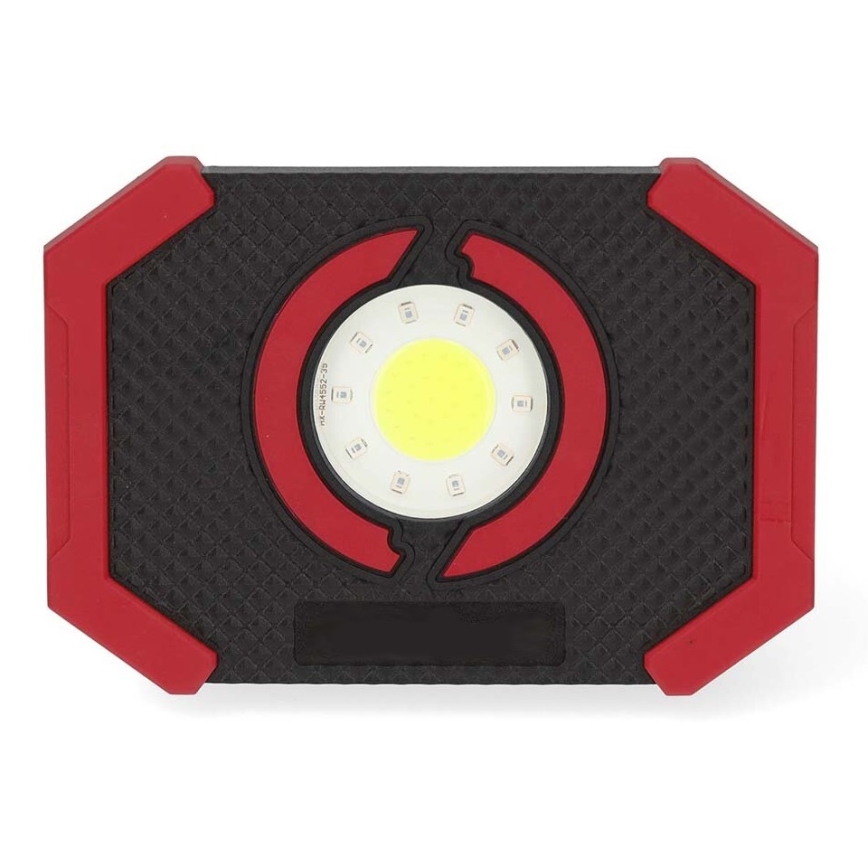 Світлодіодний регульований зарядний прожектор з павербанком LED/10W/3000 mAh IPX2
