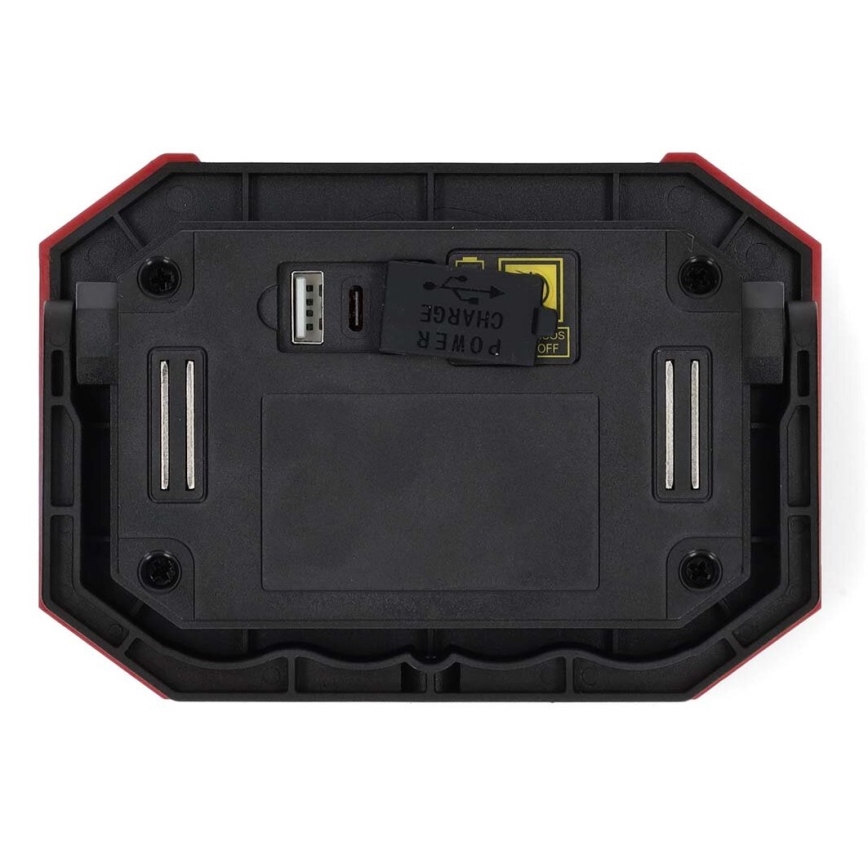 Світлодіодний регульований зарядний прожектор з павербанком LED/10W/3000 mAh IPX2