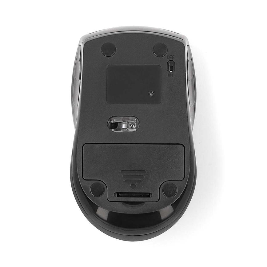 Бездротова миша 800/1200/1600 DPI 2xAAA чорний