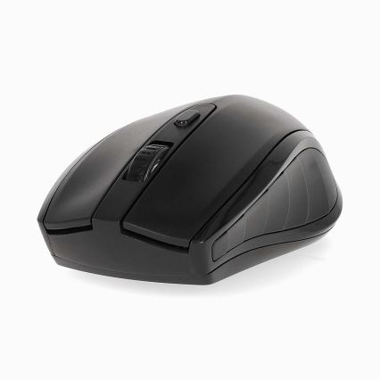 Бездротова миша 800/1200/1600 DPI 2xAAA чорний