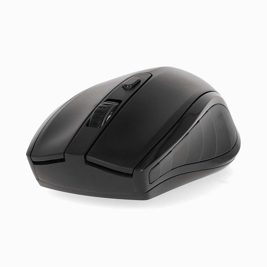 Бездротова миша 800/1200/1600 DPI 2xAAA чорний