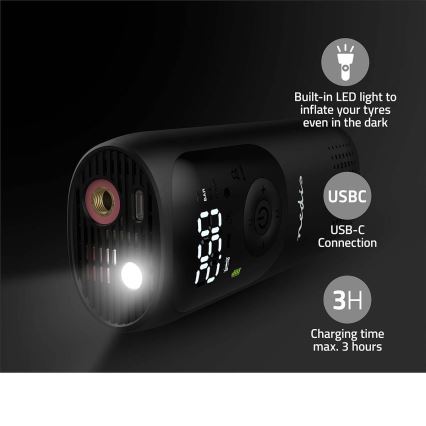 Цифровий кишеньковий компресор 4000 mAh 5V