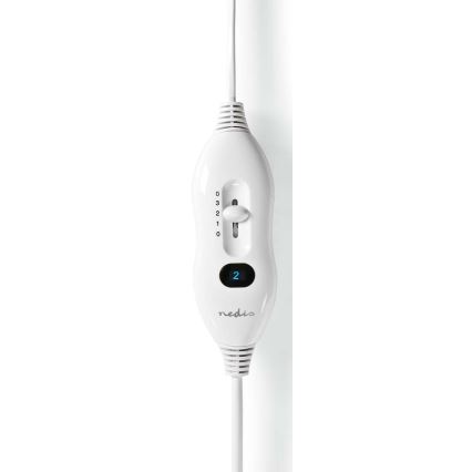 Електрична термоковдра для двох 120W/230V 160x140 см вовна